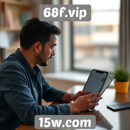 Análise da experiência do usuário no 68f.vip